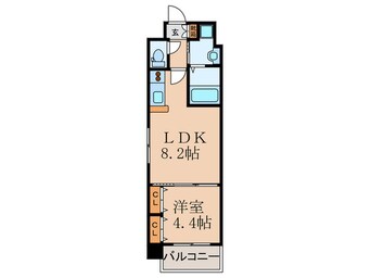 間取図 ア－バネックス梅田東