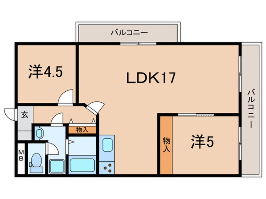 間取図 メゾン・竹原