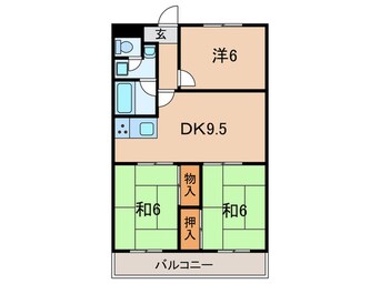 間取図 メゾン・竹原