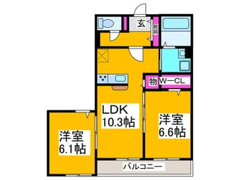 間取図 Ｃｏｎｆｏｒｔ　ｙａｍａｔｏ