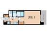 西宮ルモンド甲子園 1Kの間取り