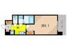 西宮ルモンド甲子園 1Kの間取り