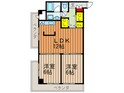 エルベ楠葉コ－トの間取図