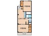 高倉マンション 2LDKの間取り