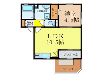 間取図 エミールコート西脇