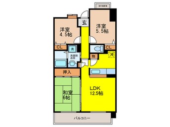 間取図 ルミエ－ル