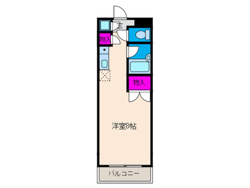 間取図 アロマヒル瀬川