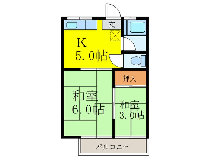 間取り図 田中ハイツ