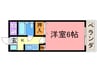 ジュネスメゾン 1Kの間取り