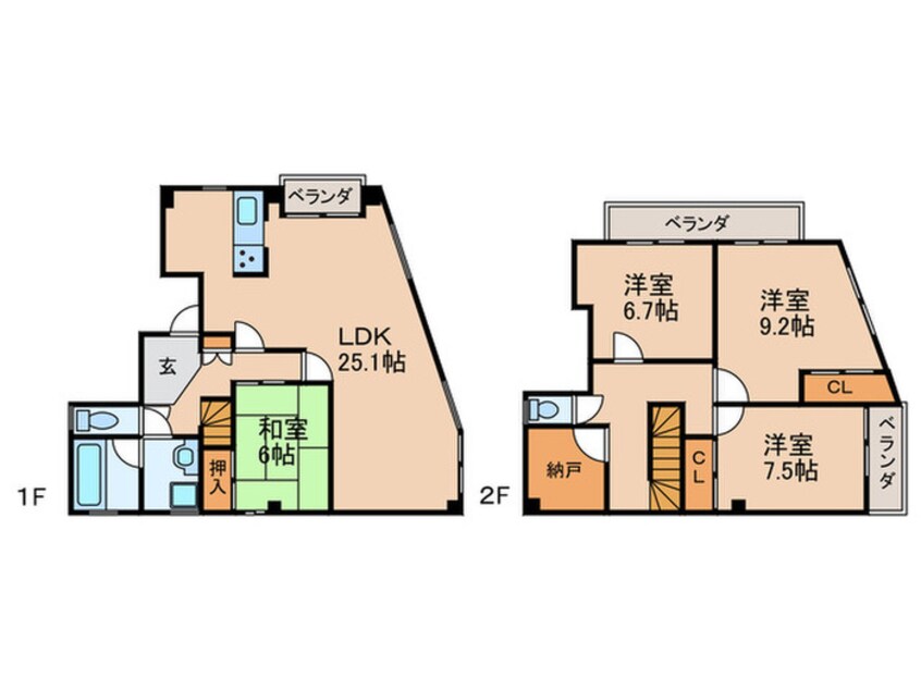 間取図 エ－アイそね