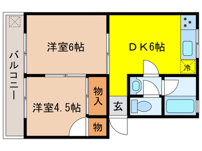 間取図 グリーンハイツ