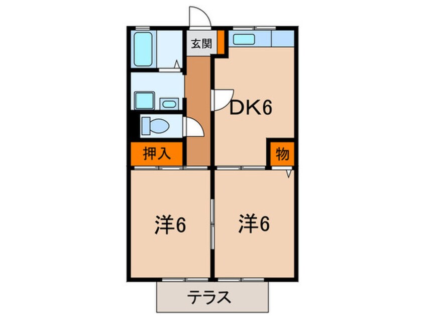 間取図 ドルフ星が丘