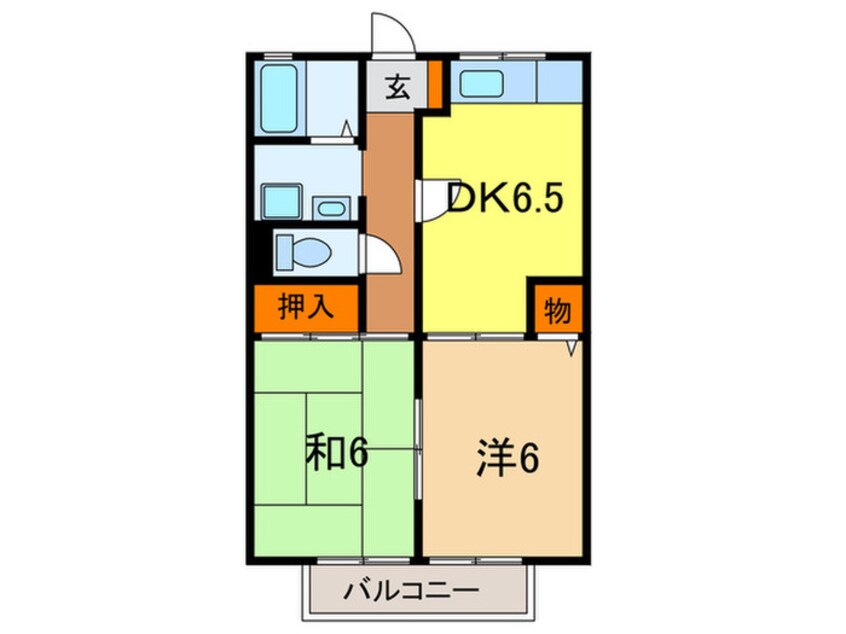 間取図 ドルフ星が丘