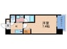 BROAD新うめきたRESIDENCE 1Kの間取り