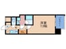 BROAD新うめきたRESIDENCE 1Kの間取り