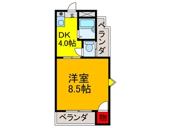間取図 ロータリーマンション出口