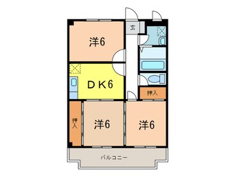 間取図 大中マリッチ