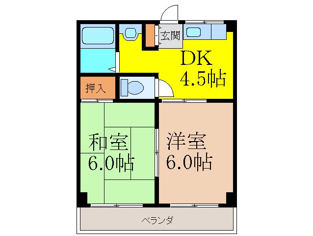 間取り図 コーラルハイツ
