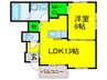 ベル　ソレイユ 1LDKの間取り