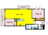 仮)リベルテ四条梅津 2LDKの間取り