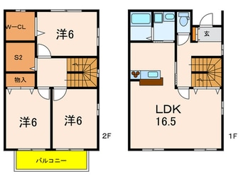 間取図 ｆeel御殿山