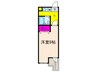 東白マンション 1Kの間取り