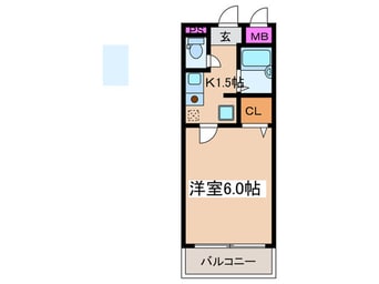 間取図 エスリード梅田東(403)