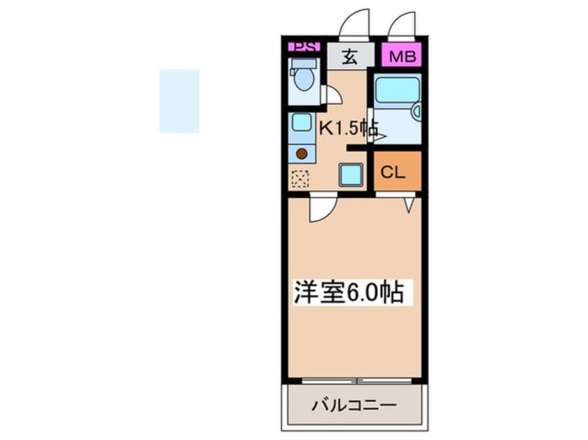 間取図 エスリード梅田東(403)