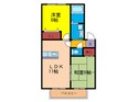 新栄プロパティー恩智Ⅲの間取図
