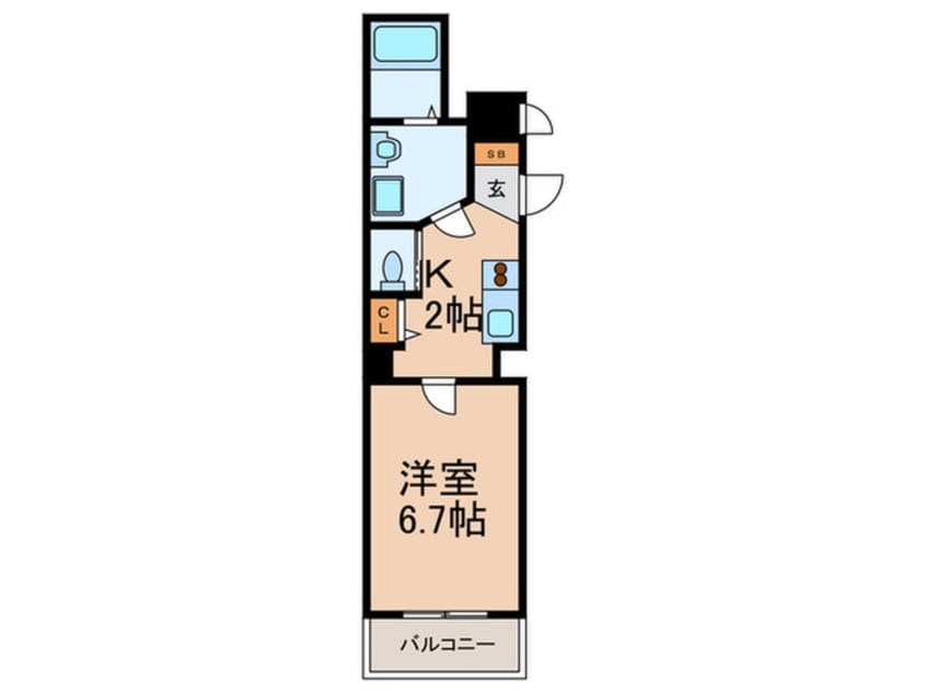 間取図 アレス六甲