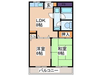 間取図 清信ハイツ
