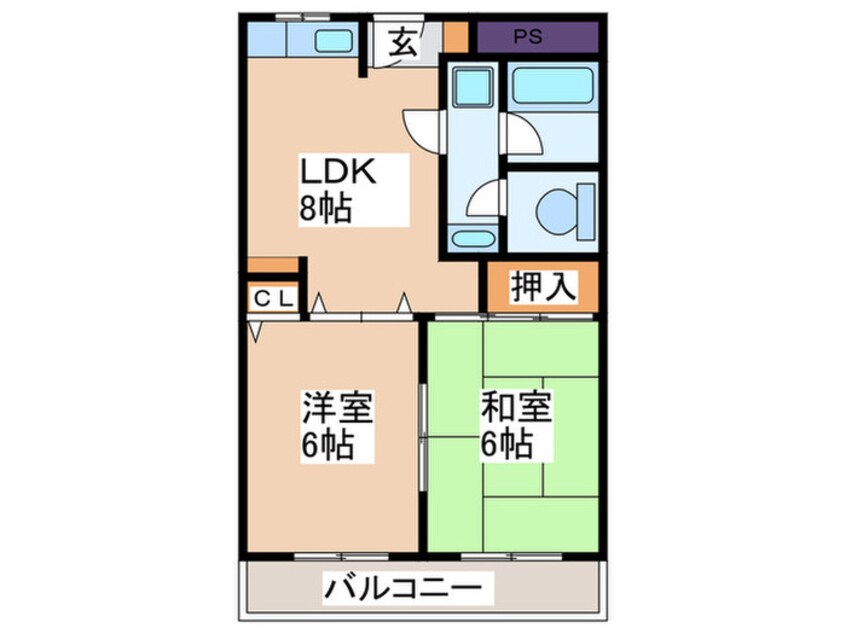 間取図 清信ハイツ