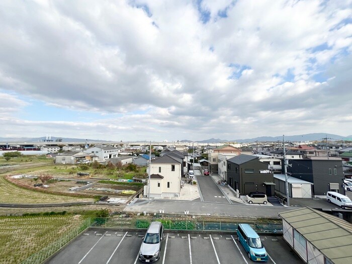 室内からの展望 清信ハイツ