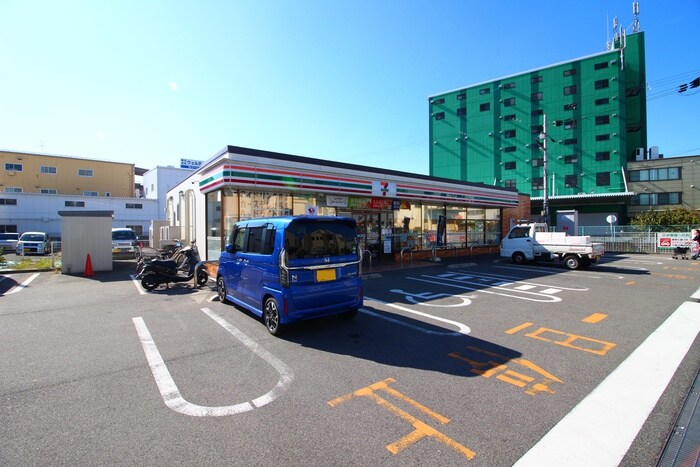 セブン-イレブン 堺黒山店(コンビニ)まで450m 清信ハイツ