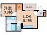 LEA SION 1LDKの間取り