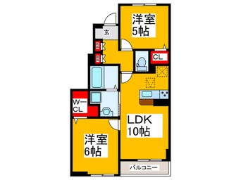 間取図 仮）ステーション大美野