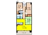 ｼｭﾜ-ﾌﾞ穂波 3LDKの間取り