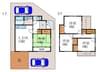 嵐山樋ノ上町1-1貸家 4LDKの間取り