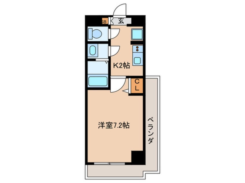 間取図 COCO-SURFRIDER