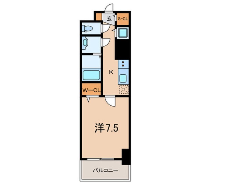 間取図 仮)西宮北口深津町プロジェクト