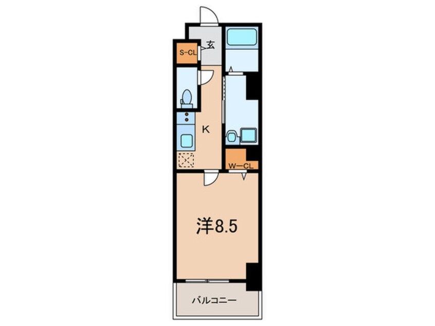 間取図 仮)西宮北口深津町プロジェクト