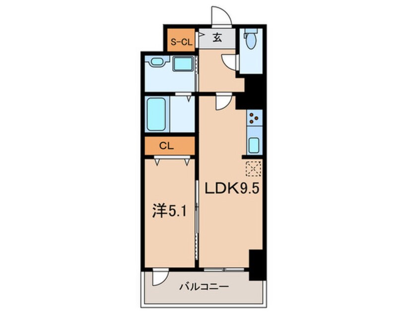 間取図 仮)西宮北口深津町プロジェクト