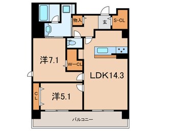 間取図 仮)西宮北口深津町プロジェクト