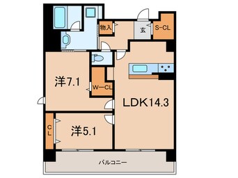 間取図 仮)西宮北口深津町プロジェクト