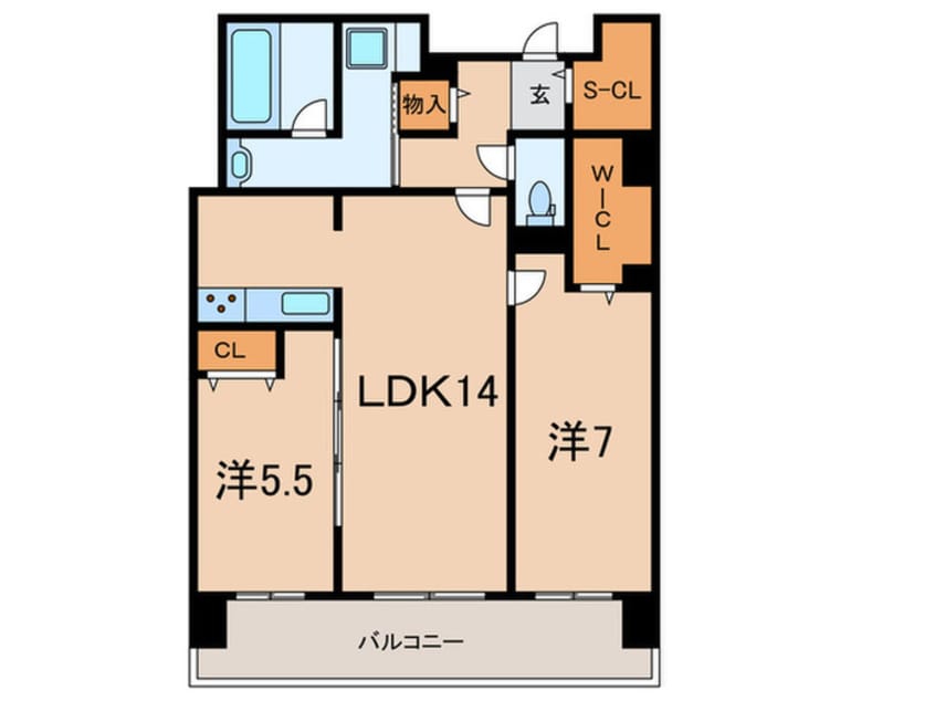 間取図 仮)西宮北口深津町プロジェクト