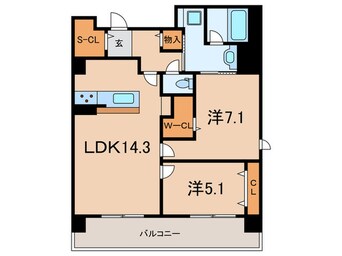 間取図 仮)西宮北口深津町プロジェクト