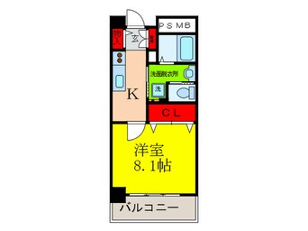 間取図 クレ－ル南茨木