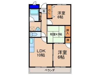 間取図 ブライトンヒル佐伯