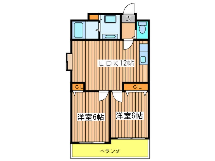 間取図 ウエスト江戸堀