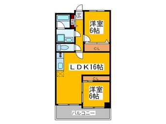 間取図 ウエスト江戸堀